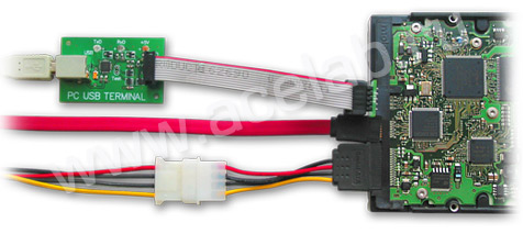 Схема подключения адаптера PC-USB-TERMINAL