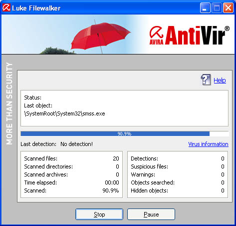 Avira AntiVir PE Classic 7.0