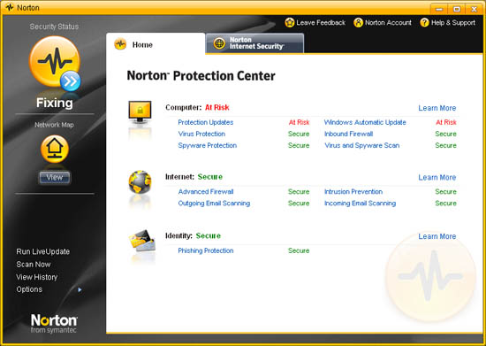 Symantec Norton Internet Security 2008