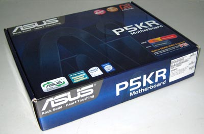 Упаковка материнской платы ASUS P5KR