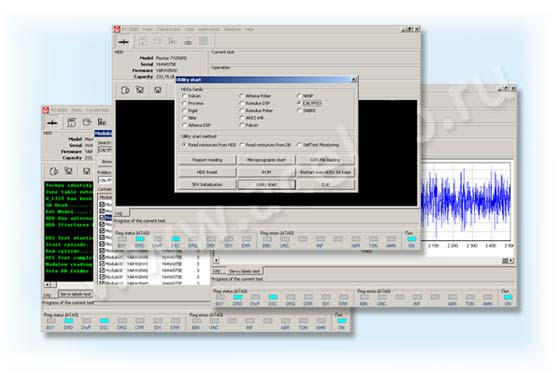 ПО комплекса PC-3000 for Windows
