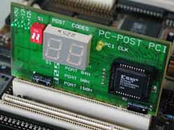 PC-POST PCI -  P.O.S.T. (Power On Self Test)  PC